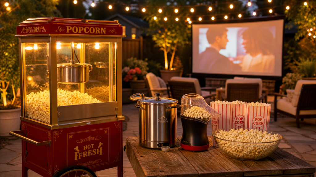 Top Popcorn Makers for Your Home Theater